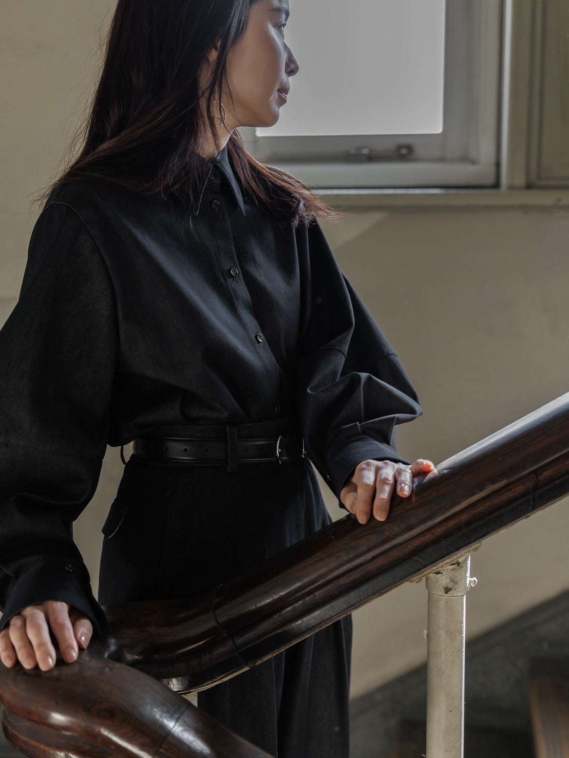 Alex/silk denim shirt