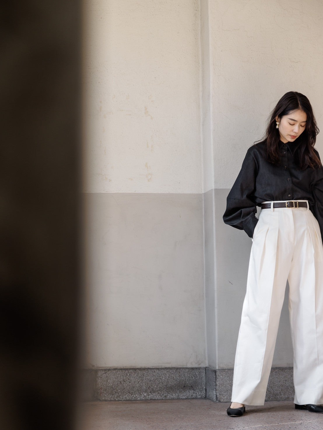 Lily/silk denim pants