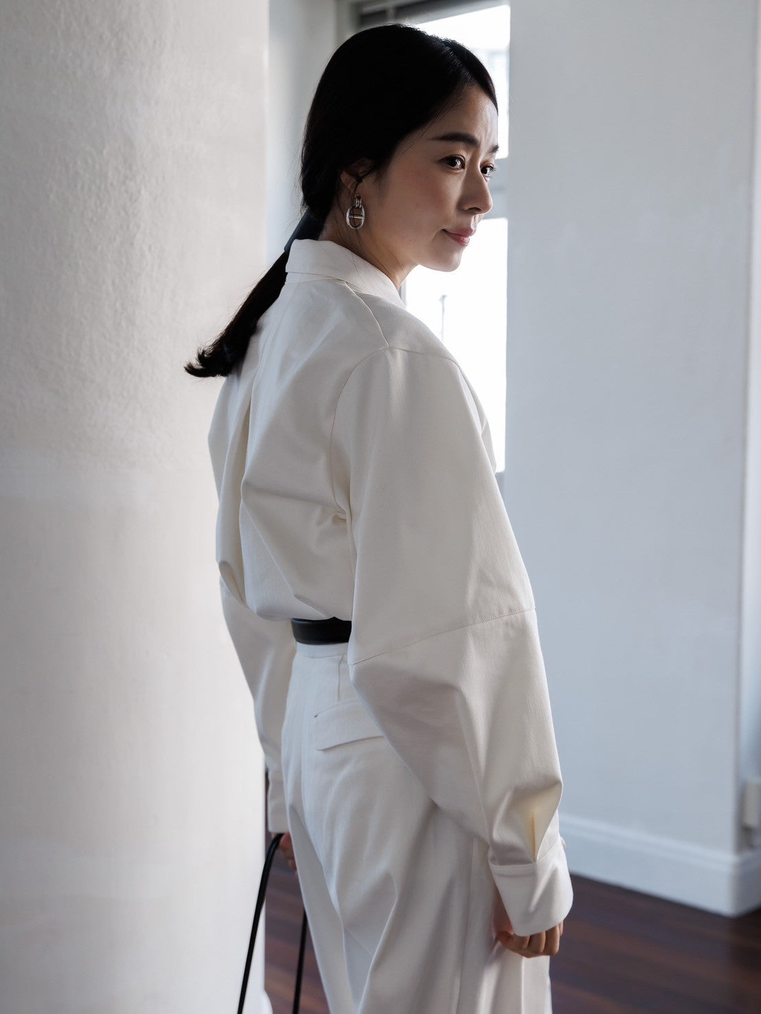 Alex/silk denim shirt