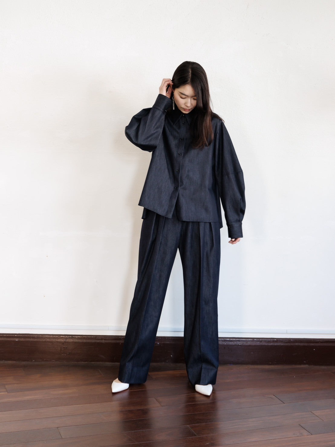 Alex/silk denim shirt