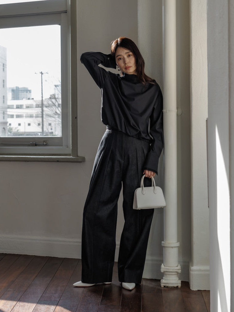 Lily/silk denim pants