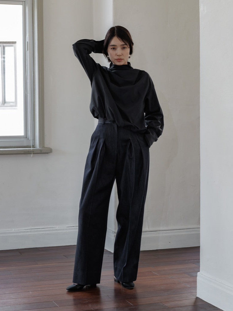 Lily/silk denim pants