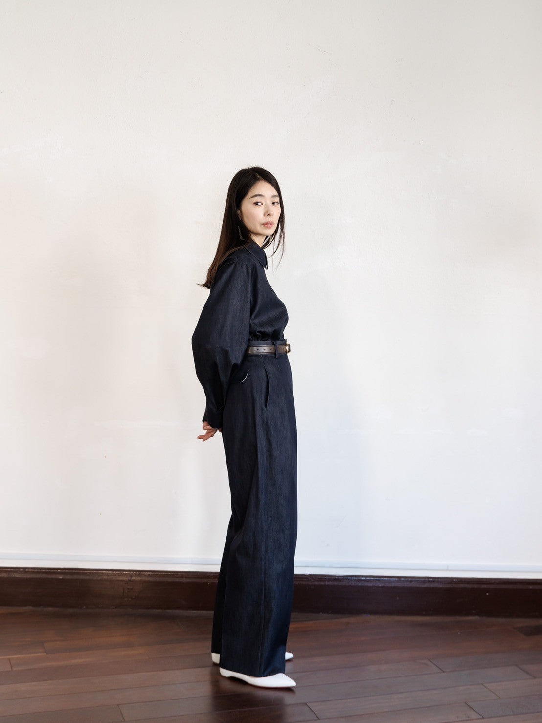 Alex/silk denim shirt