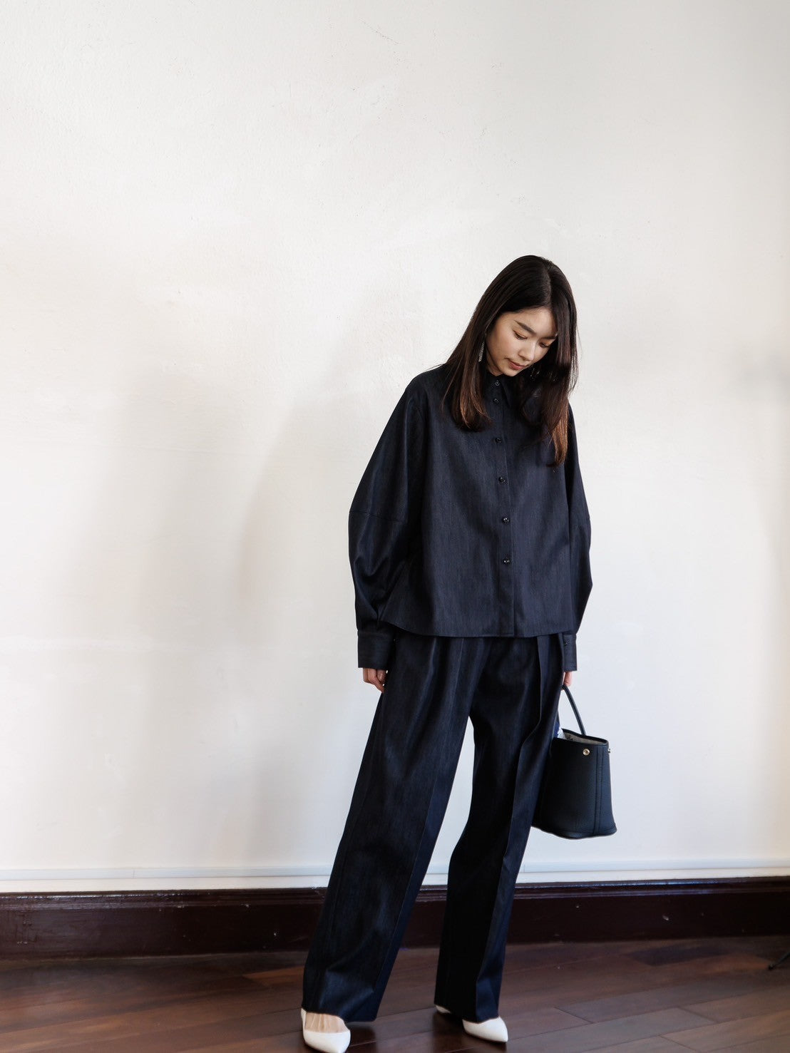 Alex/silk denim shirt