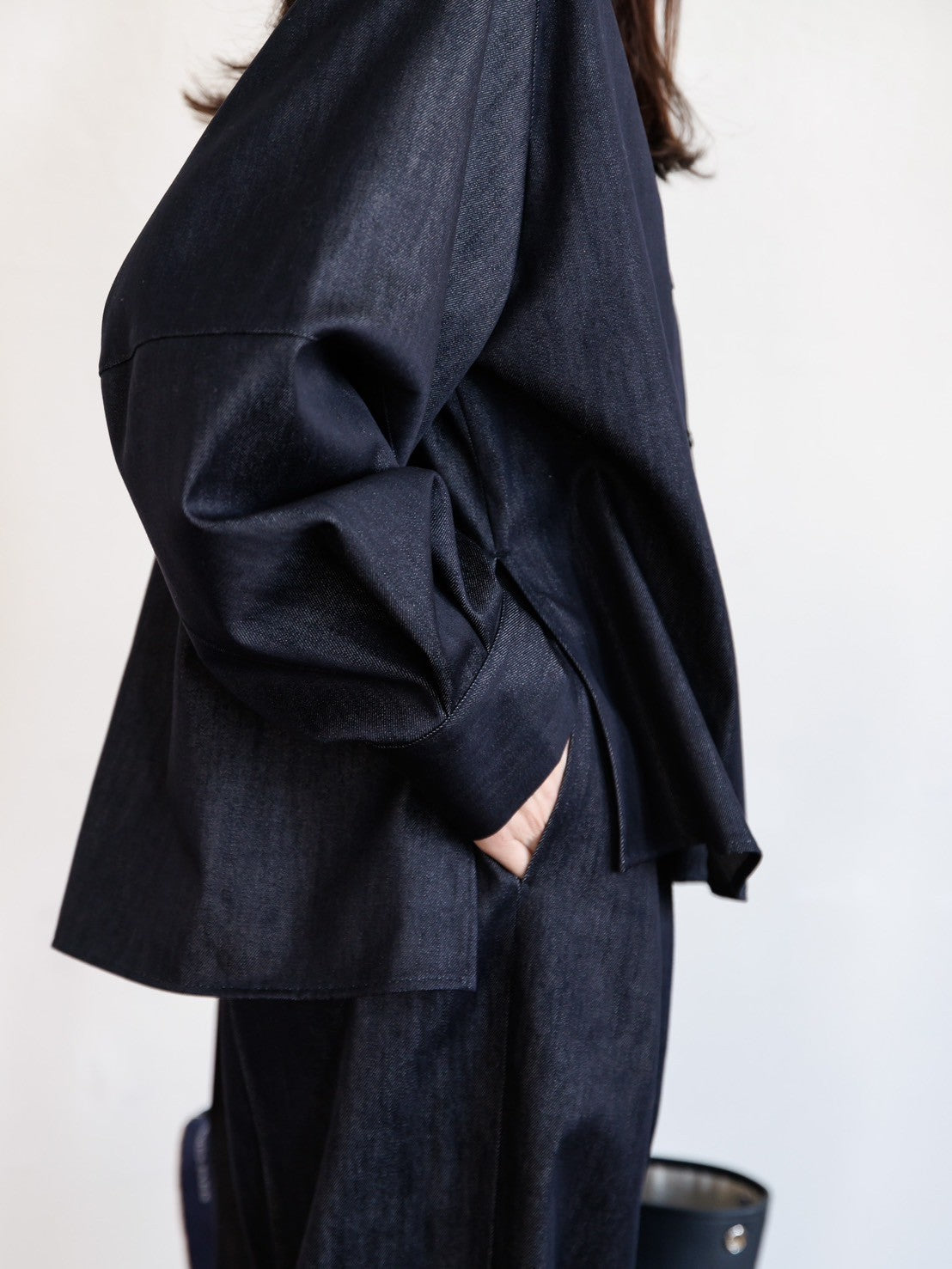 Alex/silk denim shirt