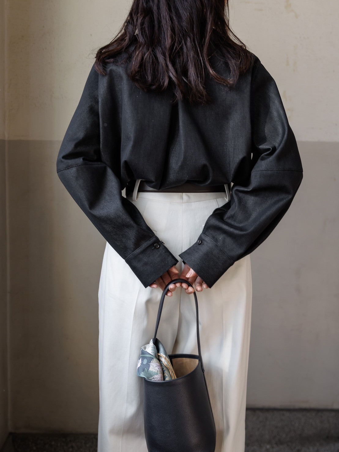 Alex/silk denim shirt