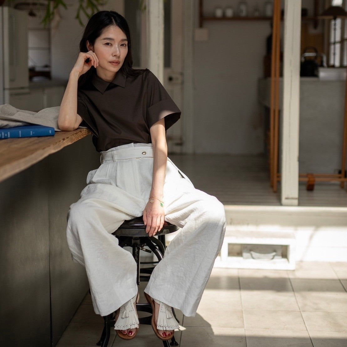 Sage / floating linen pants (sand/carbon/cloud)