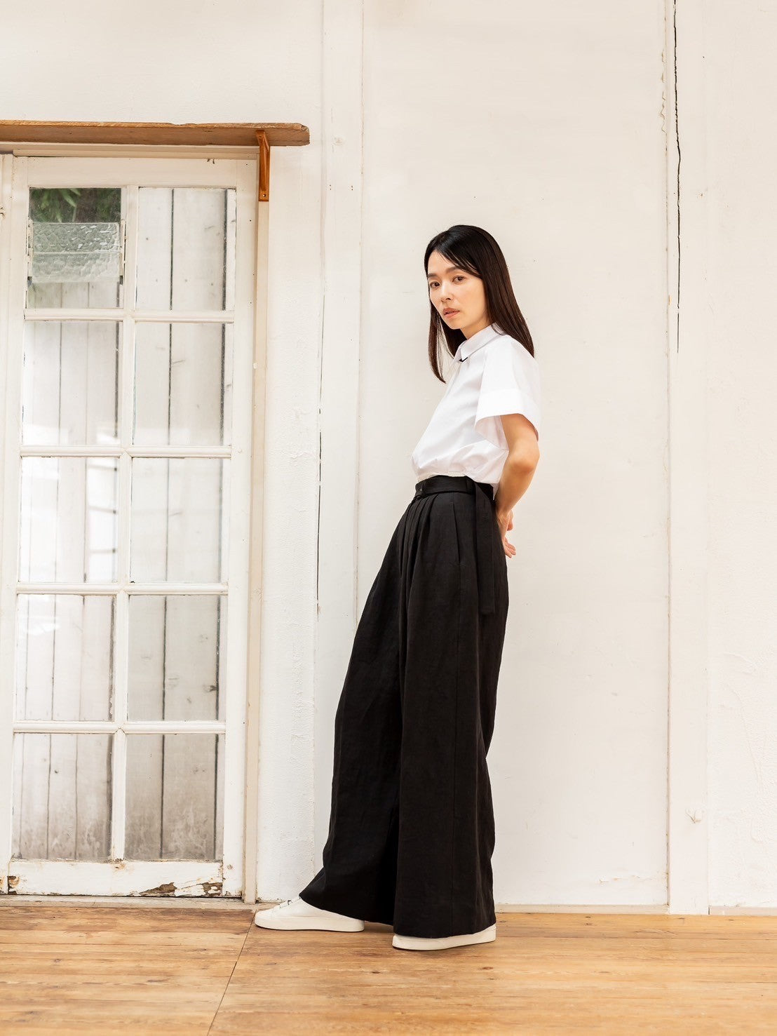 Sage / floating linen pants (sand/carbon/cloud)