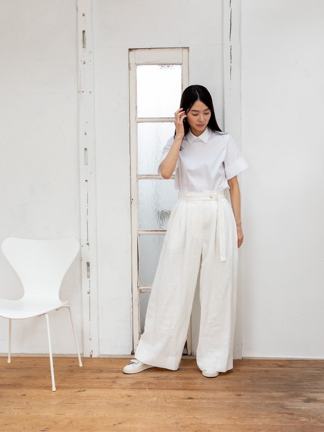 Sage / floating linen pants (sand/carbon/cloud)