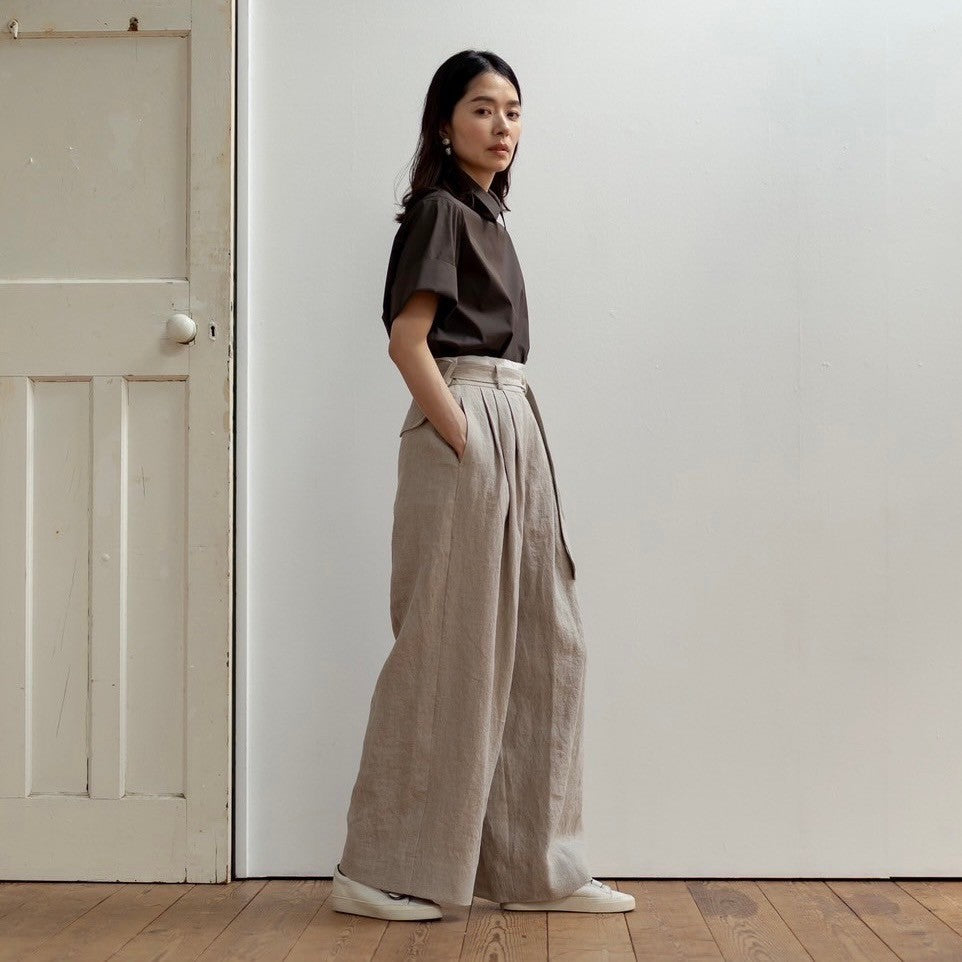 Sage / floating linen pants (sand/carbon/cloud)