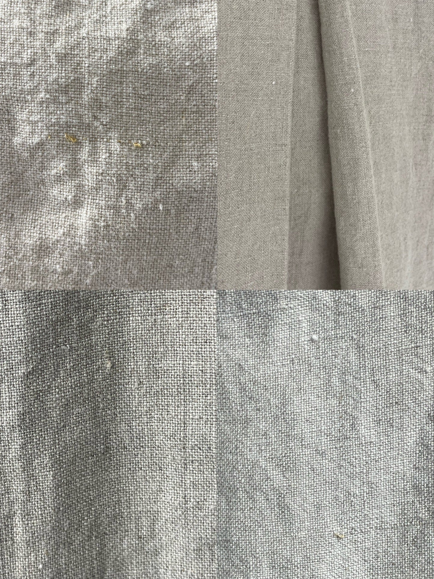 Nina / squeeze linen skirt (sand/carbon/cloud)