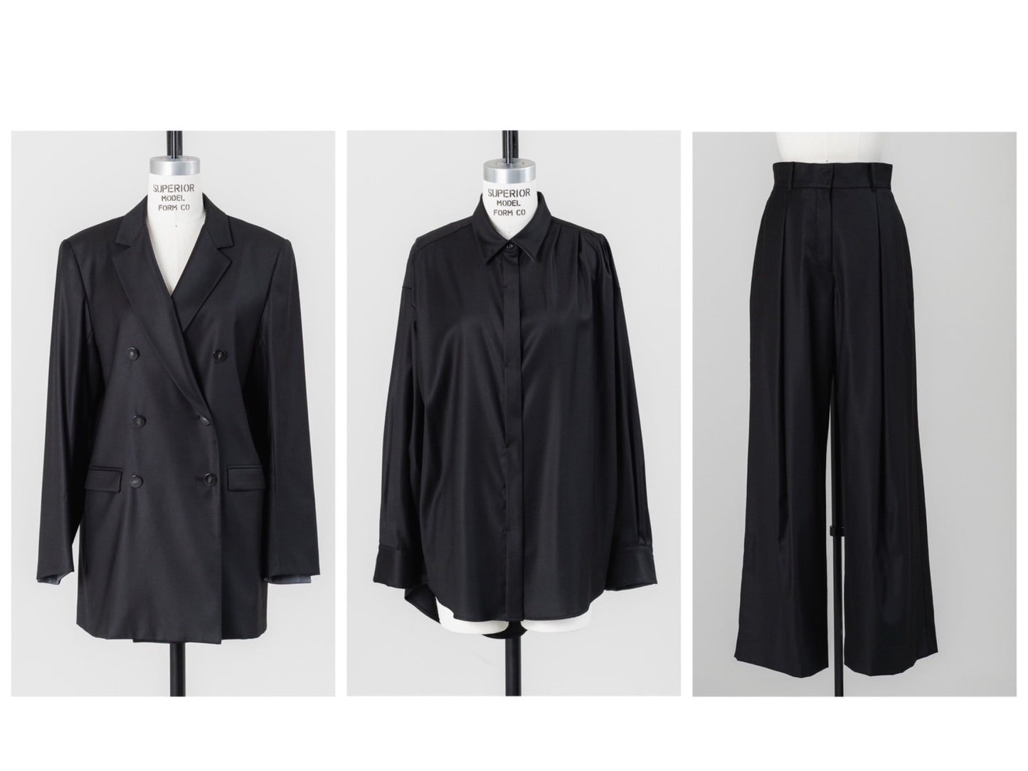 【PRE ORDER】Set of 3 items Teddy / gentle form jacket & Prince / flow shirt & Hazel / stem pants(special edition)