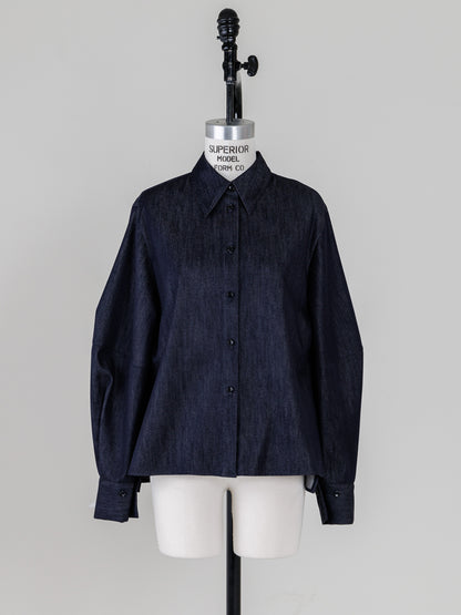 Alex/silk denim shirt