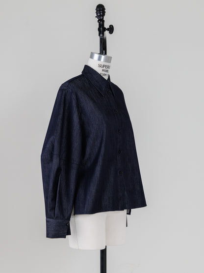 Alex/silk denim shirt