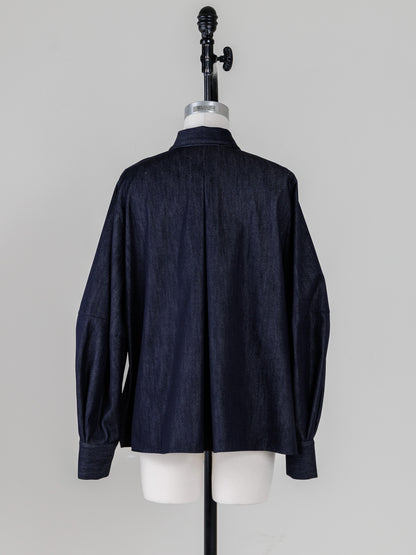 Alex/silk denim shirt