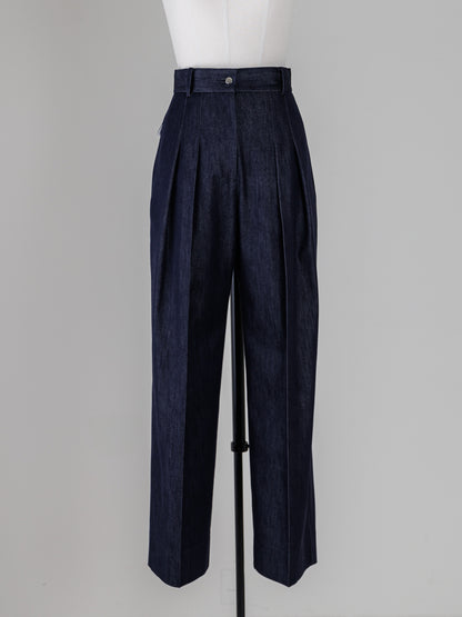 Lily/silk denim pants