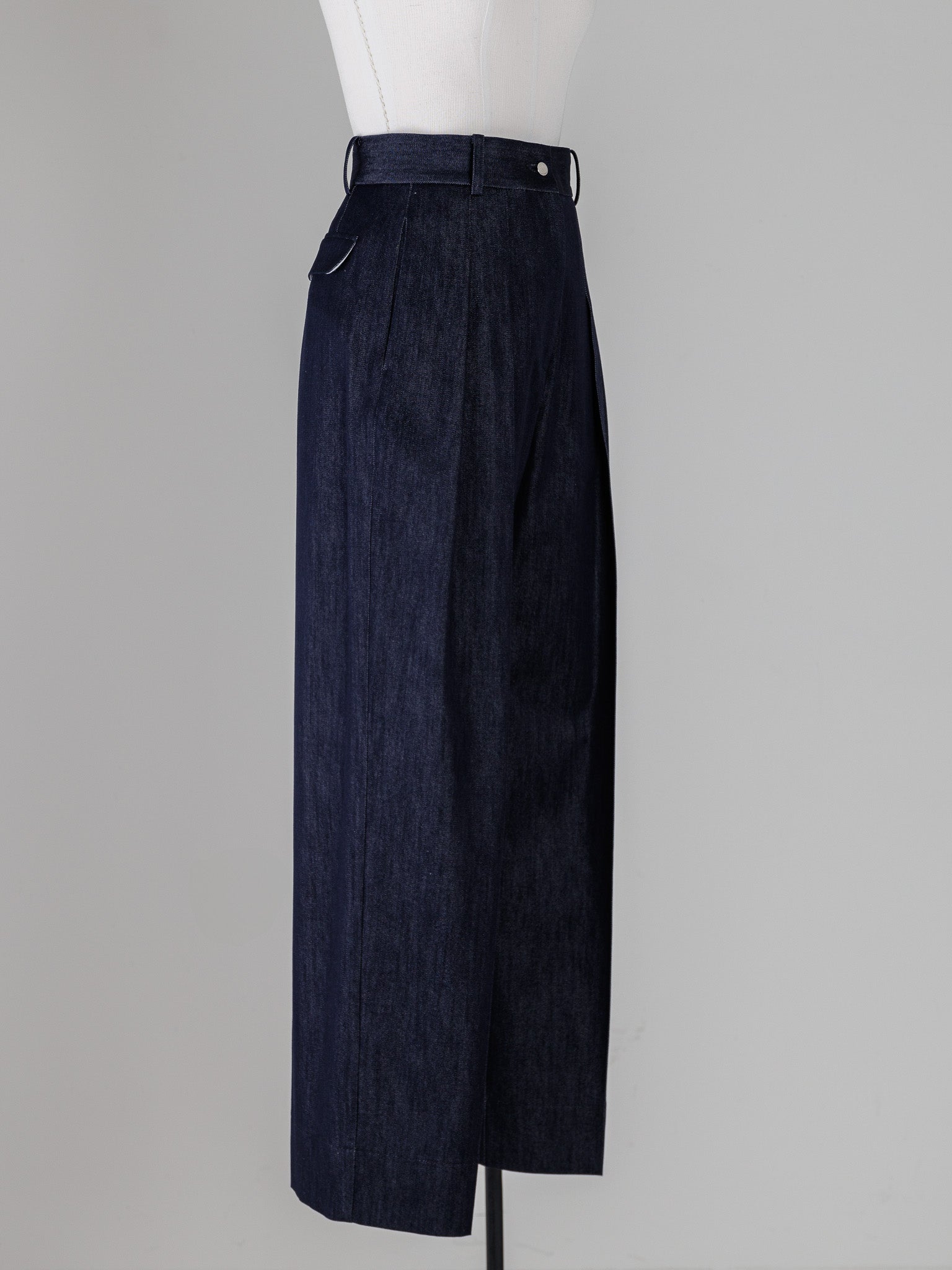ORDER】Lily / silk denim pants – deres.online