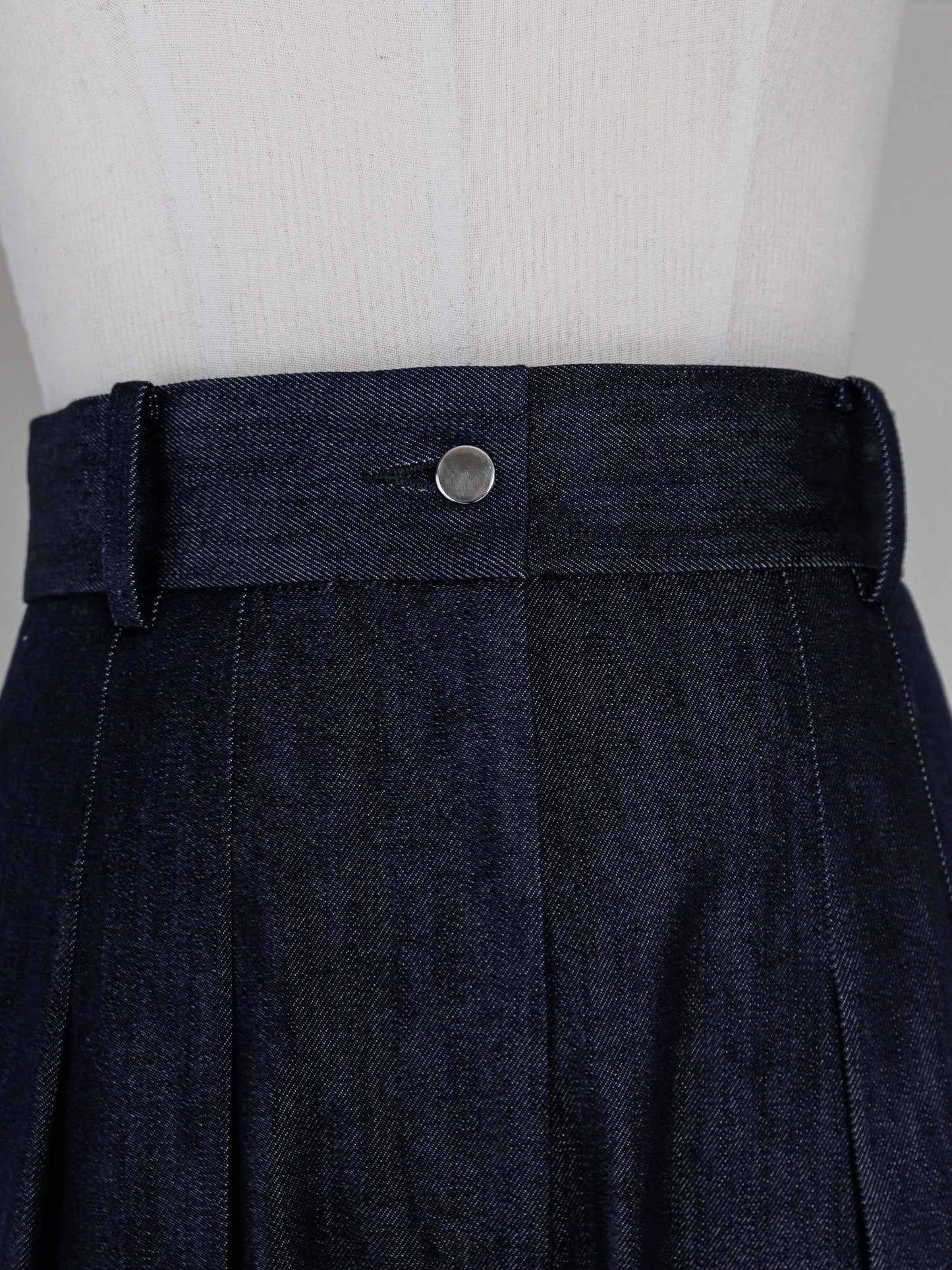 【ORDER】Lily / silk denim pants
