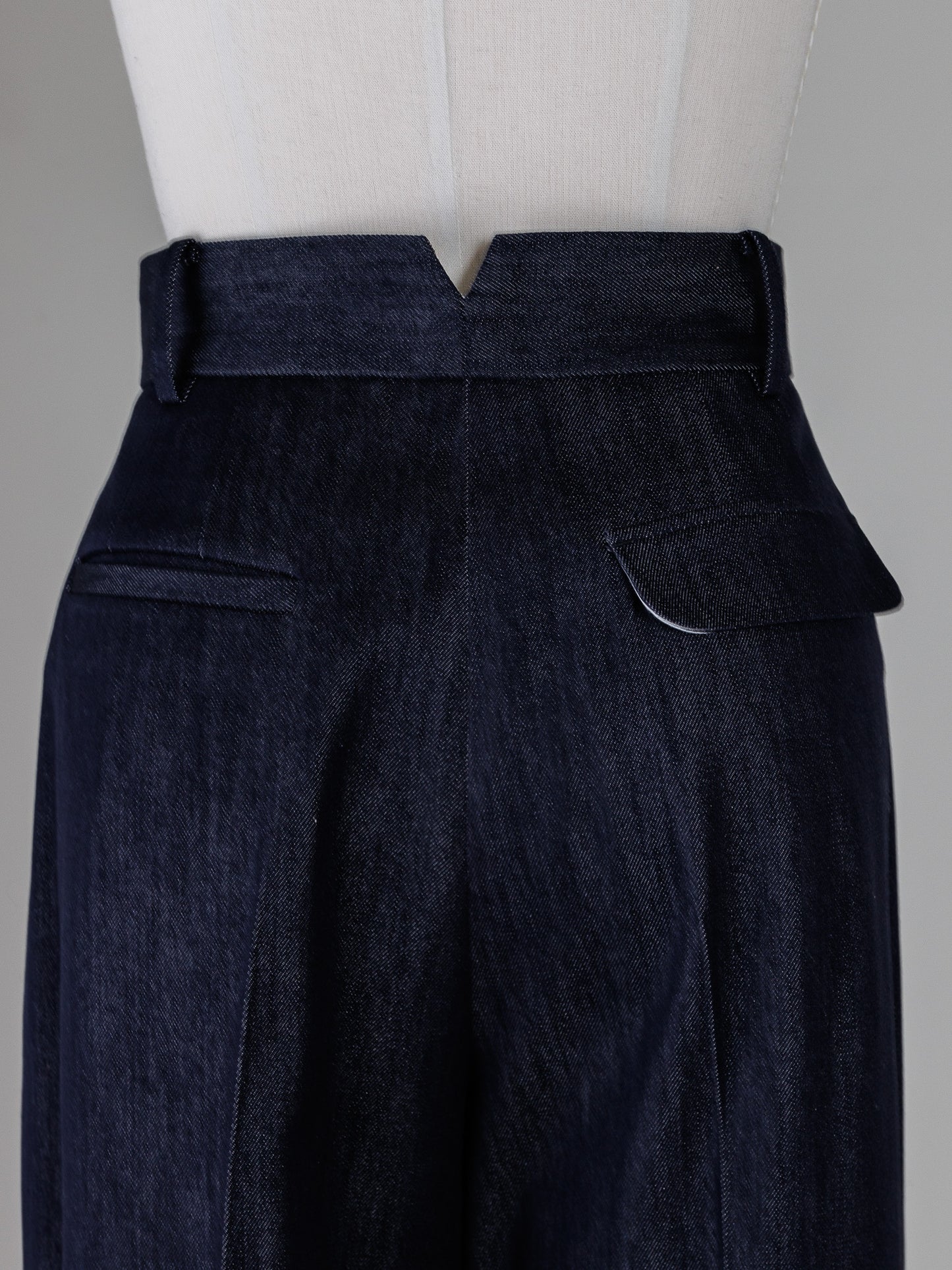 【ORDER】Lily / silk denim pants