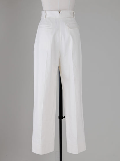 【ORDER】Lily / silk denim pants