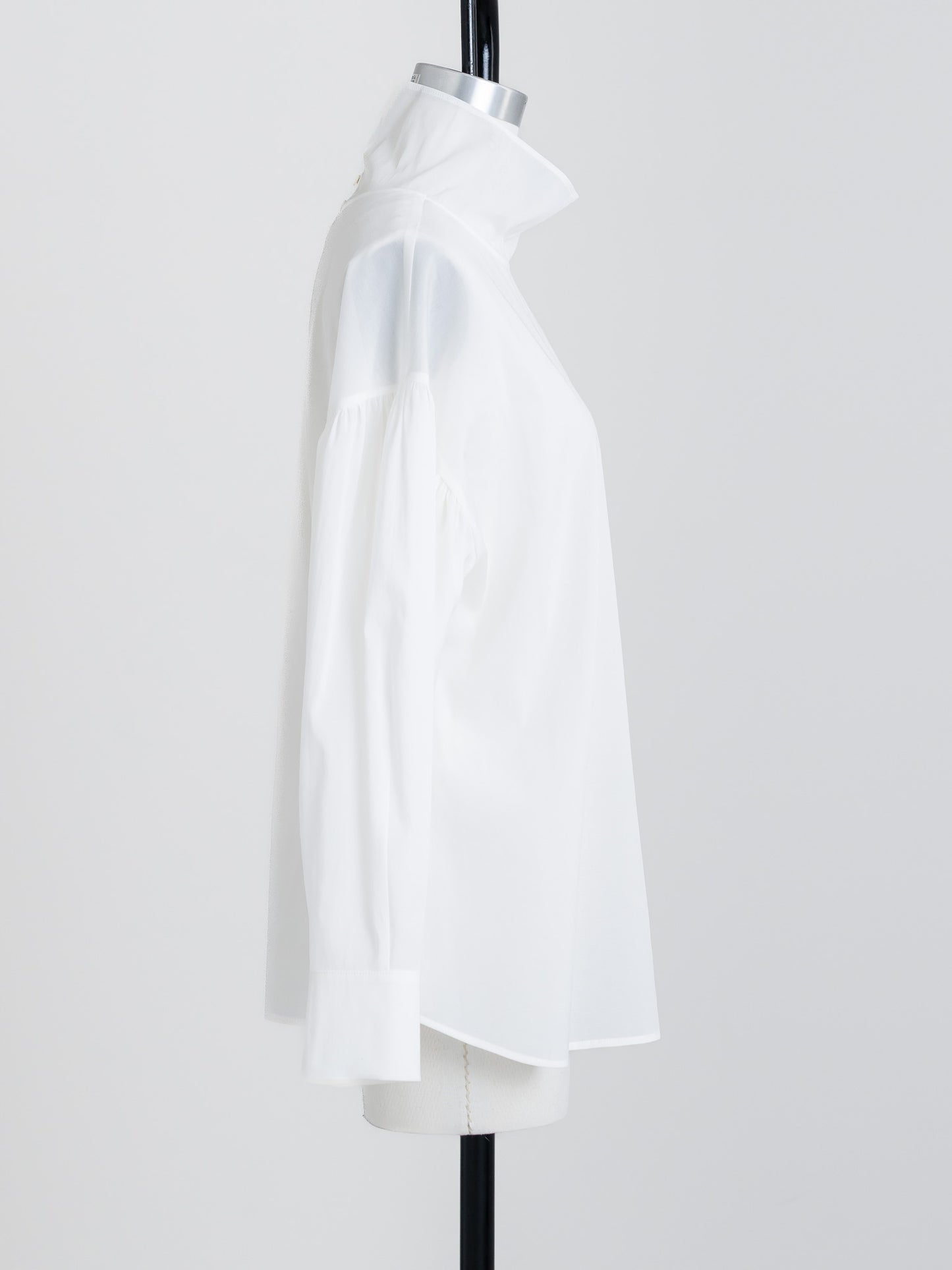 【ORDER】Dwight / sheer high neck dual blouse