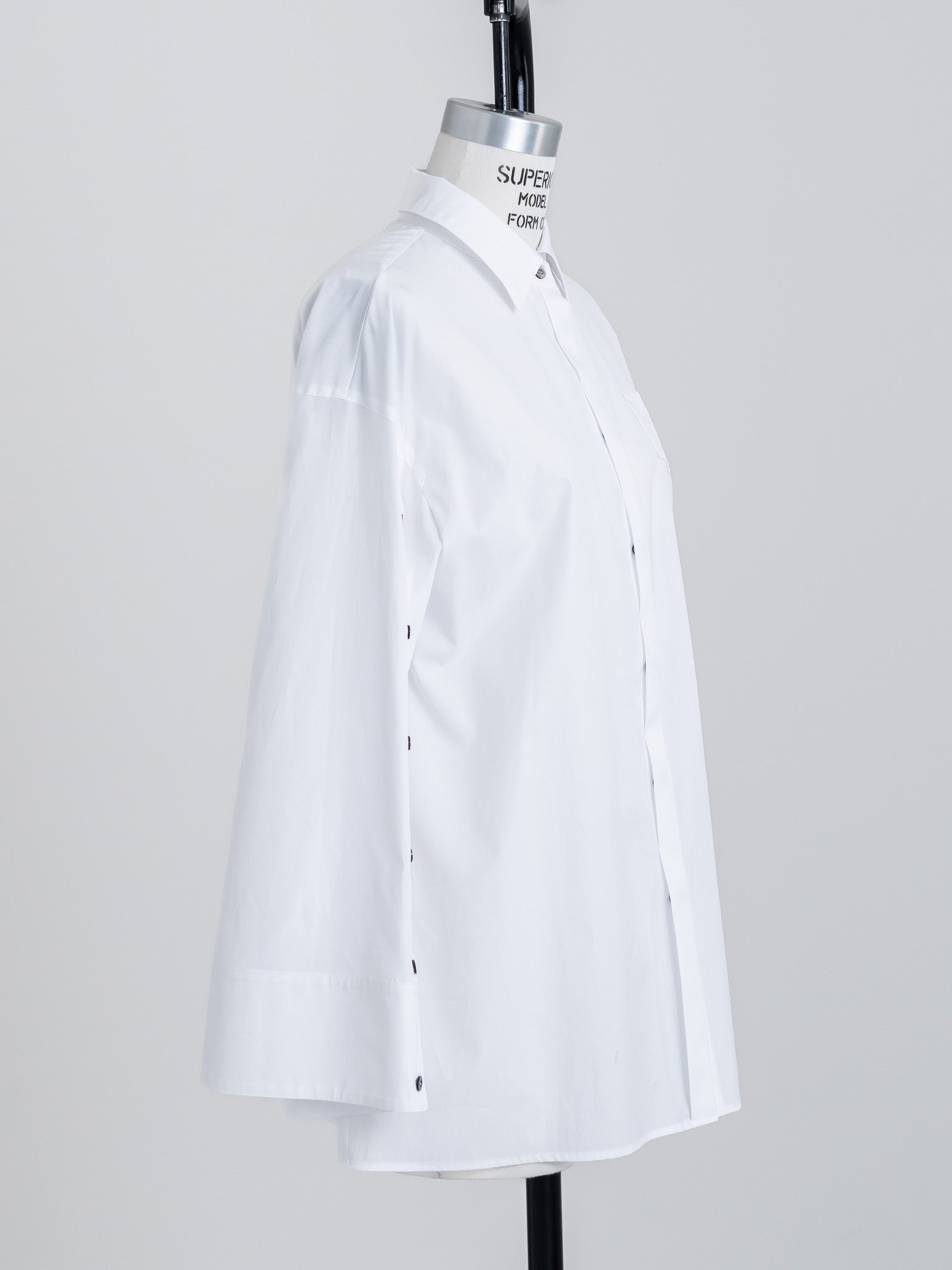 deres シャツ 6way sleeve shirt Mia / deres thomas mason 6way sleeve shirt (STRIPE/ INDIGO / CLEAR