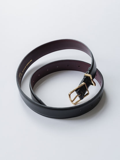 【PRE ORDER】Evelyn/deres essential belt (BLACK × GOLD)