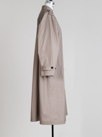 Winona/weightlessness silk trench coat