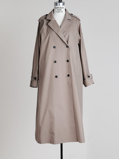 Winona/weightlessness silk trench coat
