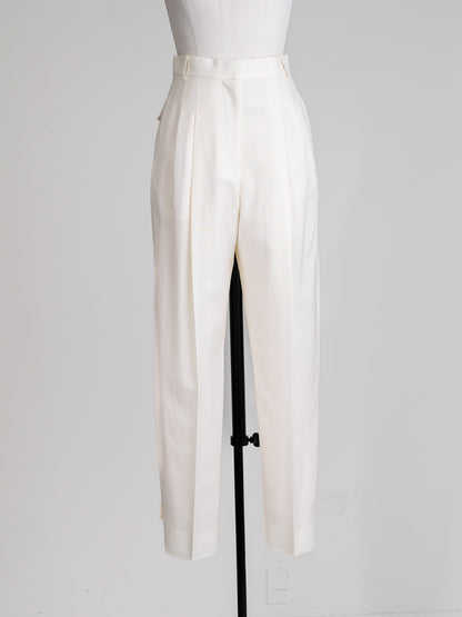 【ORDER】Odessa/back belt pants