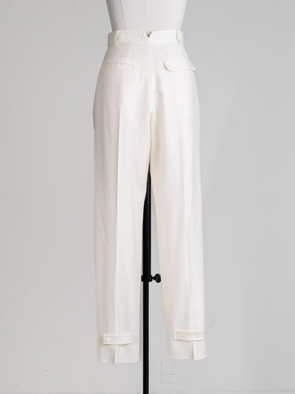 【ORDER】Odessa/back belt pants