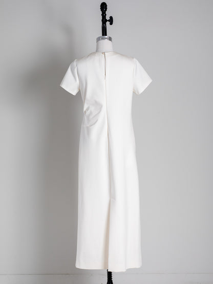 【予約販売】Fabiana / draping dress（perl/midnight/noir）