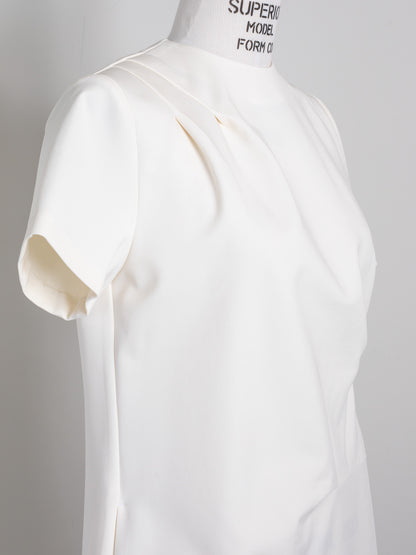 【予約販売】Fabiana / draping dress（perl/midnight/noir）