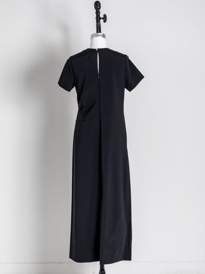 【予約販売】Fabiana / draping dress（perl/midnight/noir）