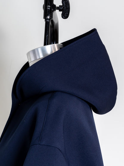 【予約販売】Violetta / switch neck feather short coat（perl/midnight/noir）
