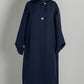 【予約販売】Irene / switch neck feather long coat（perl/midnight/noir）