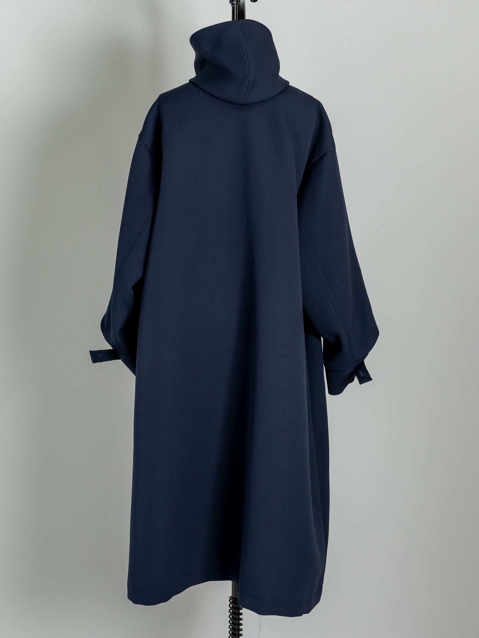 Irene / switch neck feather long coat（perl/midnight/noir）