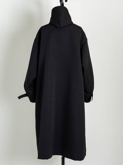 【予約販売】Irene / switch neck feather long coat（perl/midnight/noir）