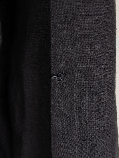 Patricia / floating linen jacket (sand/carbon)