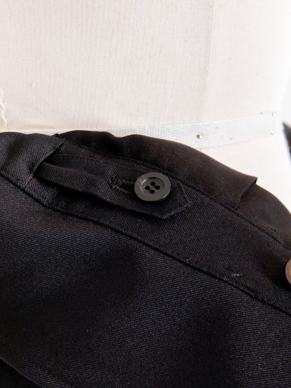 【予約販売】Greta / first step skirt （BLACK/OFF-WHITE)