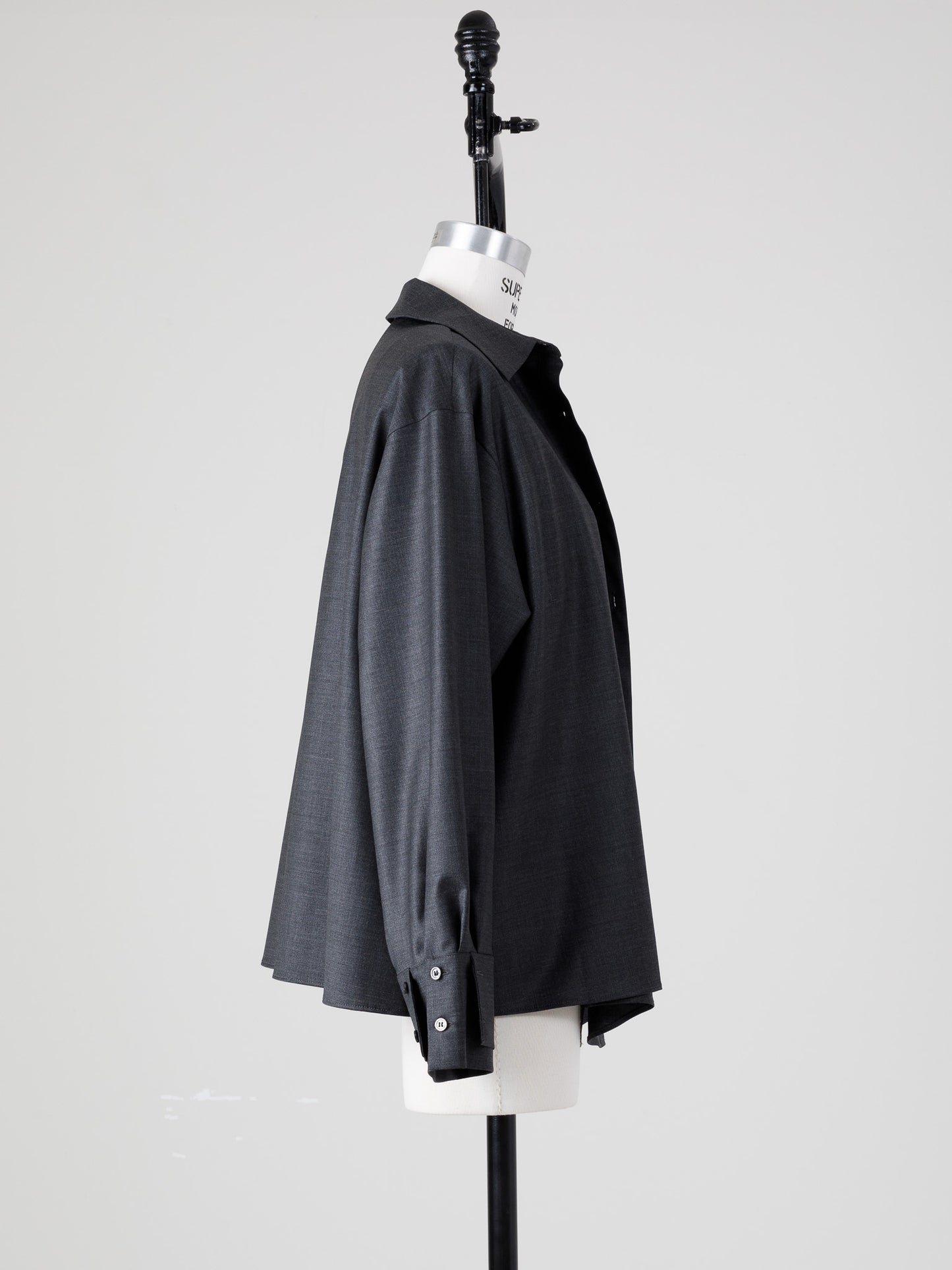 Mariela/double layered shirt jacket