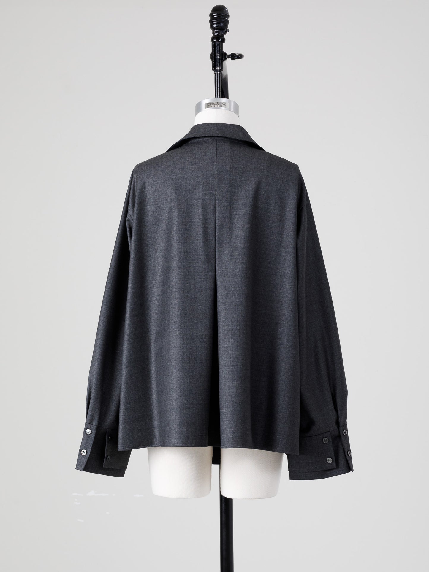 Mariela/double layered shirt jacket