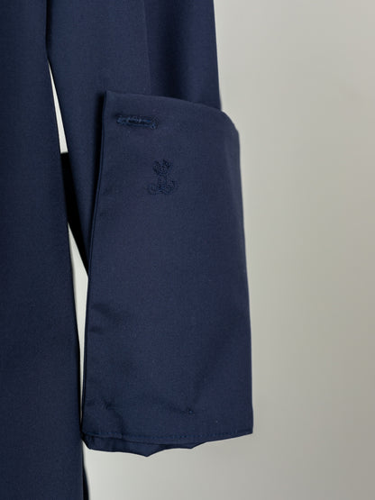 【予約販売】Valentina / blooming embroidery blouse (NAVY×NAVY / WHITE×SMORKY BLUE)