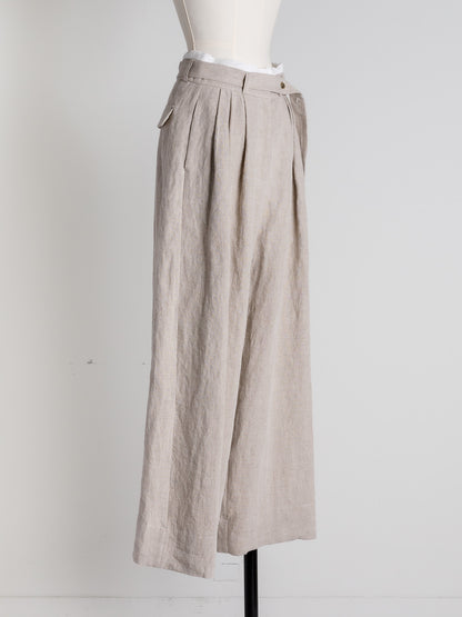 Sage / floating linen pants (sand/carbon/cloud)