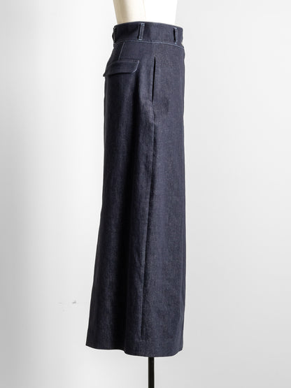 【予約販売】Simone / first denim skirt(INDIGO)