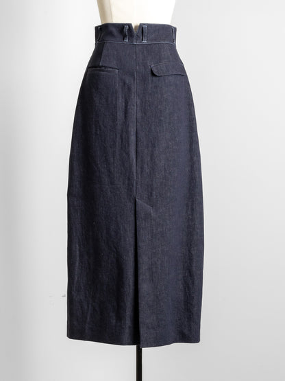 【予約販売】Simone / first denim skirt(INDIGO)