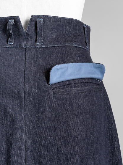 【予約販売】Simone / first denim skirt(INDIGO)