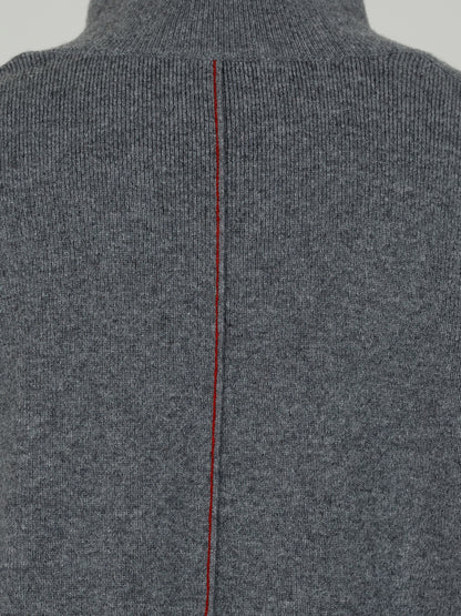 Ashley/back line turtle neck sweater