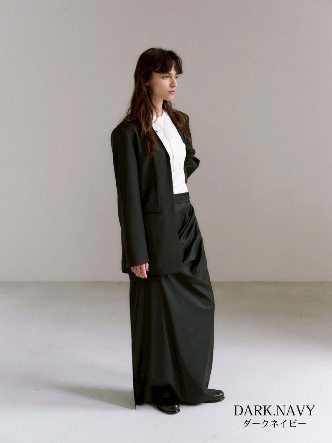 【PRE ORDER】minimal jacket    （dark navy /  black）