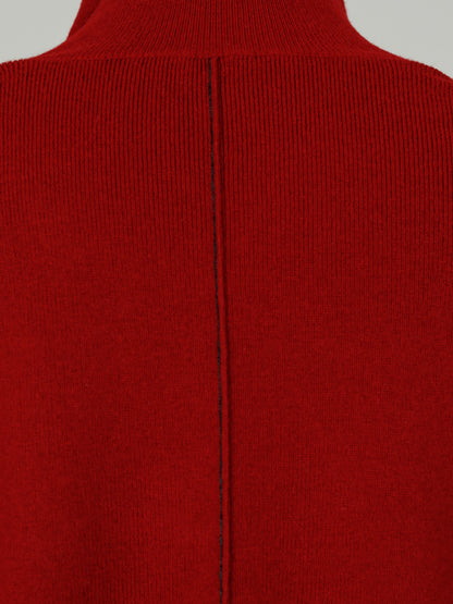Ashley/back line turtle neck sweater